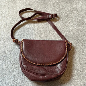 CEM Burgundy Genuine Leather Bag